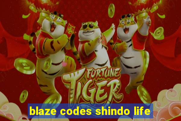 blaze codes shindo life