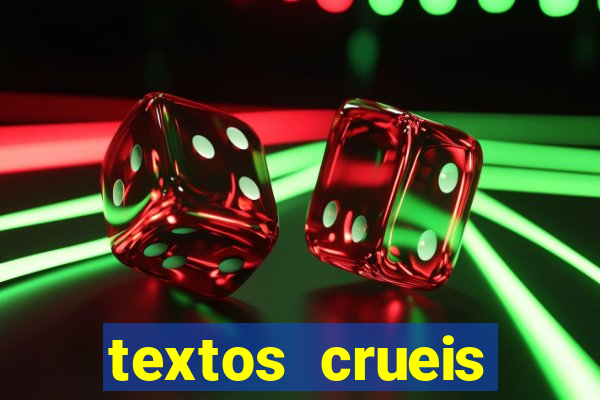 textos crueis demais pdf