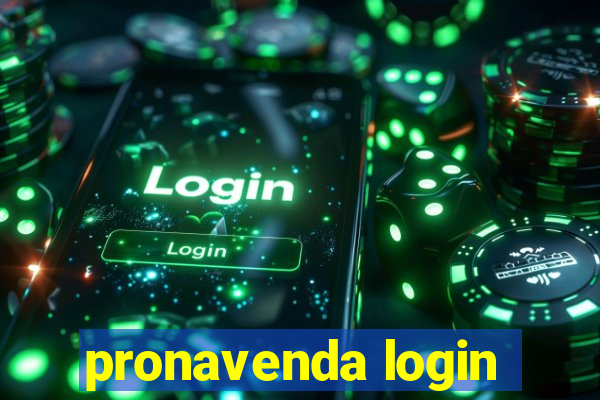 pronavenda login