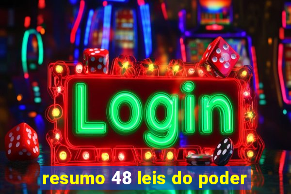 resumo 48 leis do poder