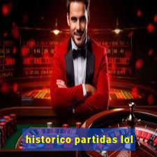 historico partidas lol