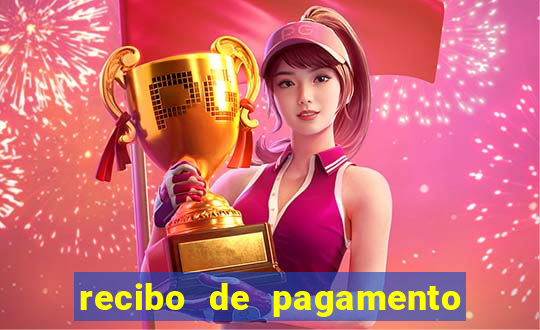 recibo de pagamento modelo word