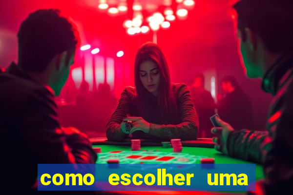 como escolher uma boa cartela de bingo