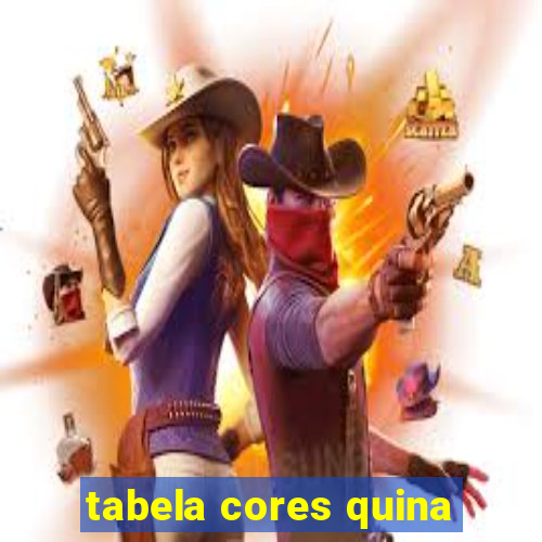 tabela cores quina