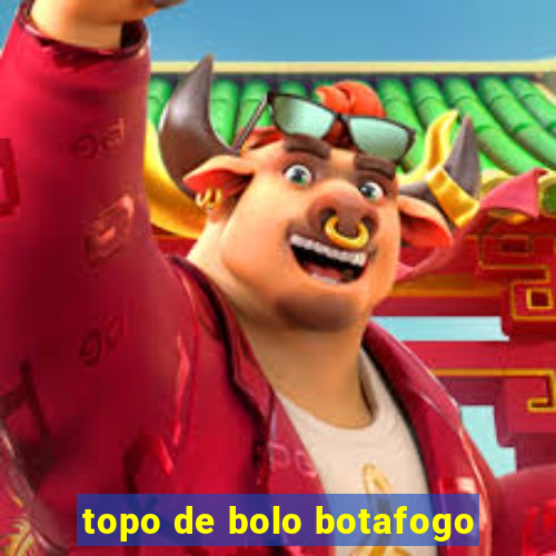 topo de bolo botafogo