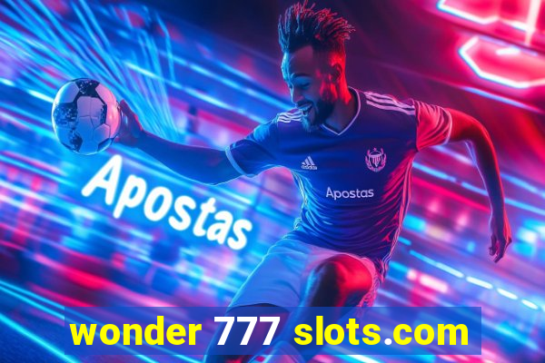 wonder 777 slots.com