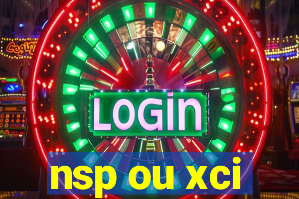 nsp ou xci