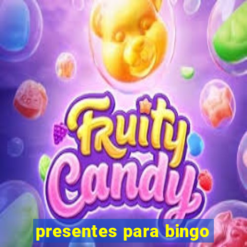 presentes para bingo