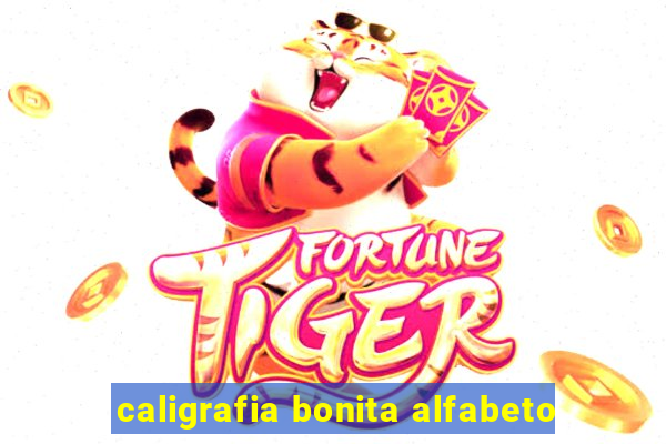 caligrafia bonita alfabeto