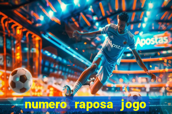 numero raposa jogo do bicho