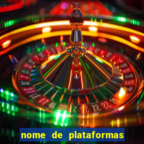 nome de plataformas de jogos